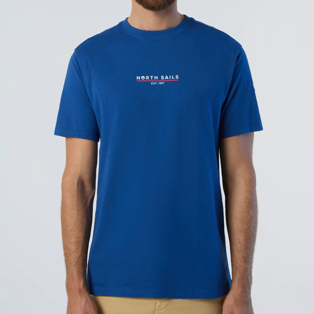 North Sails T-shirt maglia maglietta 692974 Comfort Fit 0831 Doppio Logo - immagine 7