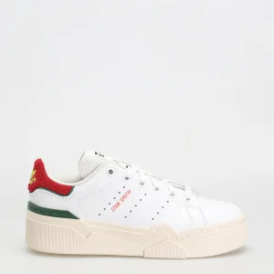 Adidas Scarpe Sneaker Stan Smith Bonega 2B W in Pelle Bianco Rosso Verde Donna