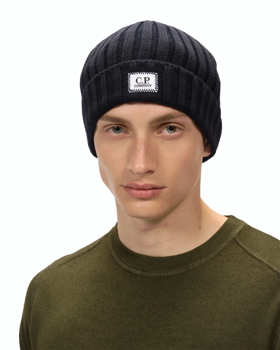 BERRETTO UOMO BEANIE EXTRA FINE MERINO TOTAL ECLIPSE - 13CMAC120A005509A 888 - immagine 3