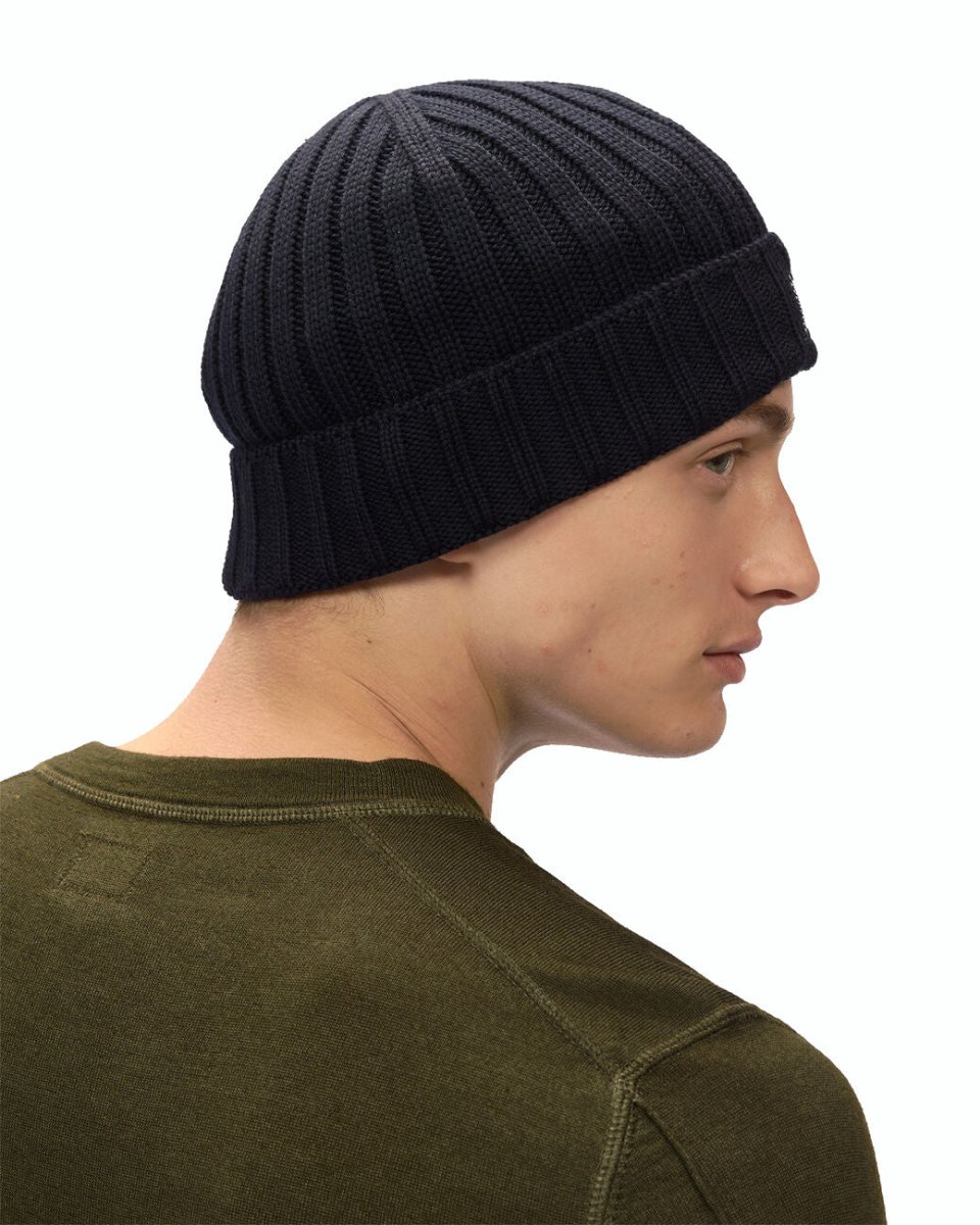 BERRETTO UOMO BEANIE EXTRA FINE MERINO TOTAL ECLIPSE - 13CMAC120A005509A 888 - immagine 4