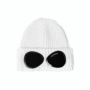 BERRETTO UOMO GOGGLE BEANIE MERINO GAUZE WHITE - 13CMAC122A005509A 103