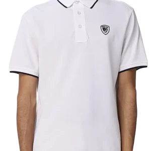 Blauer Logo Scudo Sul Petto Bianco Uomo