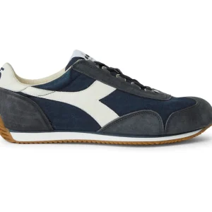 Diadora Heritage Sneakers Equipe H Canvas Tela e Pelle Stone Wash Blu
