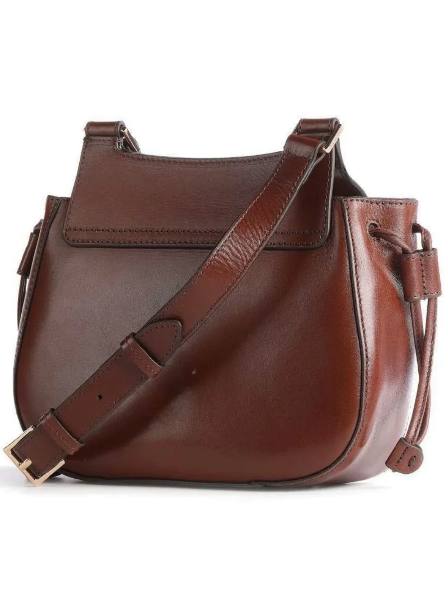 The Bridge Shopper Media Spalla Tracolla Crossdoby Camilla Marrone Donna - immagine 3