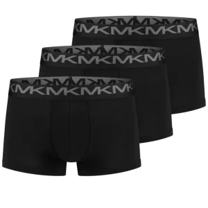 Michael Kors Tripack 3 Pezzi Set Kit Intimo Mutande Nero Uomo