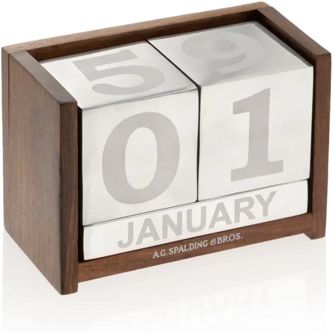 Spalding & Bros A.g. Calendario Bianco Unisex - immagine 3
