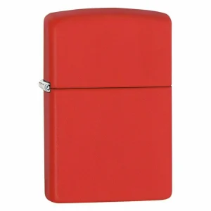 Zippo Accendino Antivento 233 Finitura Matte Rosso Unisex