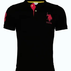 U.S. Polo Assn. T-Shirt Numero Cotone Nero