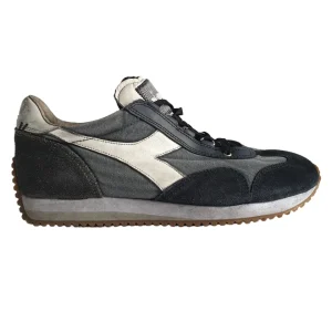 Diadora Heritage Sneakers Equipe H Dirty Stone Wash Evo Tela/Pelle Blu