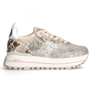 Liu Jo Sneakers Pelle Beige Donna