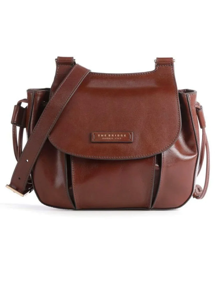 The Bridge Shopper Media Spalla Tracolla Crossdoby Camilla Marrone Donna