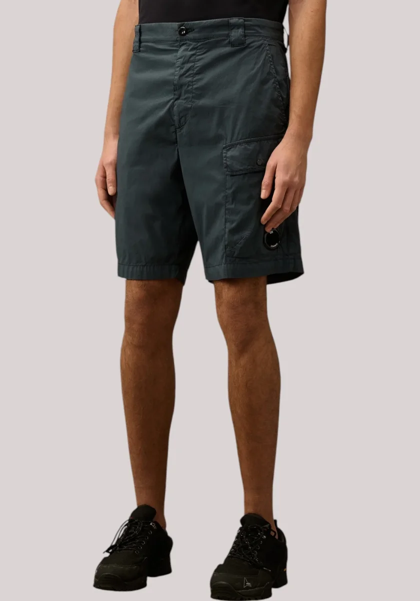 BERMUDA UOMO CARGO STRETCH BLU TOTAL ECLIPSE - immagine 3