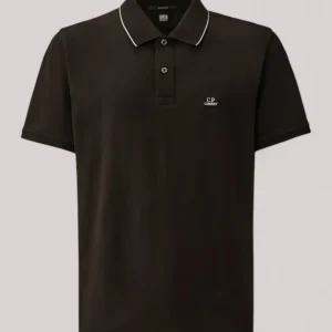 POLO UOMO PIQUET STRETCH BLACK