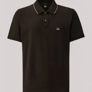 POLO UOMO PIQUET STRETCH BLACK