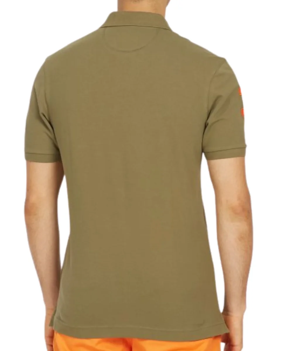 La Martina Maglia Maniche Corte Con Bottoni Verde Uomo - immagine 3