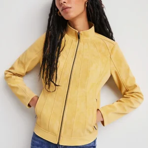 Desigual Giubottino Ecopelle Beige Donna