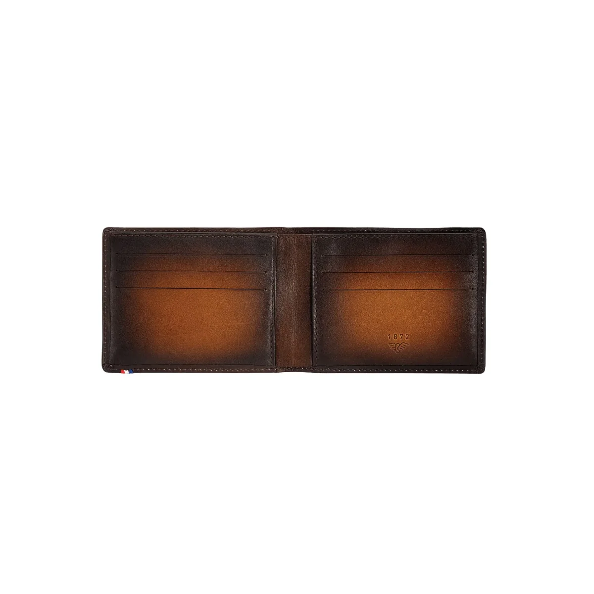 S.t.dupont pelle uomo 6 slot carte credito 190200 marrone antico - immagine 3