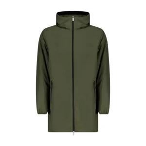 Ciesse Piumini Gunbu giacca lunga imbottita con cappuccio uomo verde militare