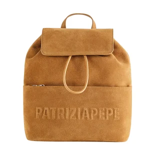 Patrizia Pepe Zainetto Borsa in Pelle Marrone Natural Donna 8B0264