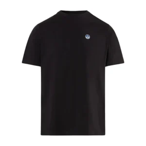 North Sails T-shirt maglia maglietta logo bollo nero 692970 0999