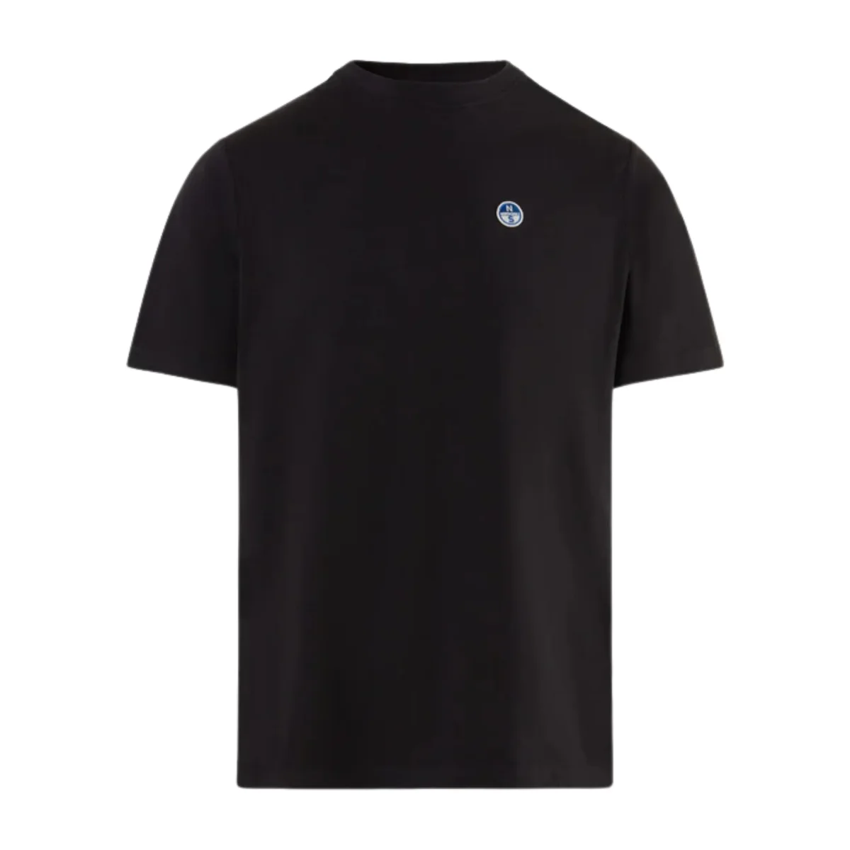 North Sails T-shirt maglia maglietta logo bollo nero 692970 0999