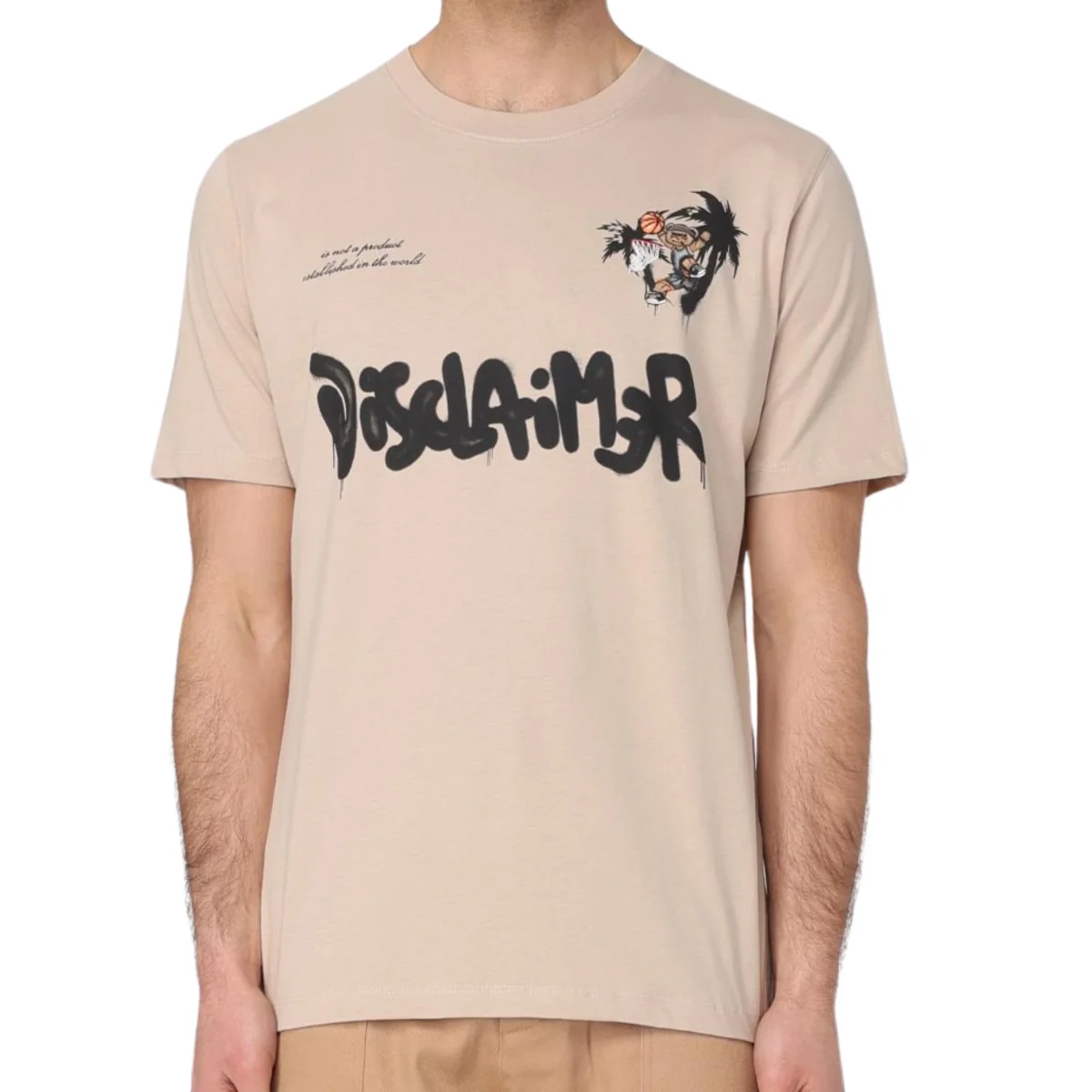 Disclaimer 25EDS54883 MAGLIA uomo IN JERSEY 54883 safari