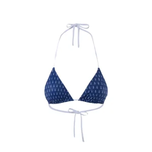 North Sails Top Bikini triangolo beachwear donna 078057 C003 blu lycra