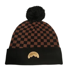 Sprayground SIP PUFF BEANIE berretto cuffia logo gold hw425