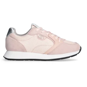 Liu Jo Scarpe Vibe 03 Sneakers in Pelle e tessuto rosa