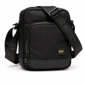 Blauer Borsello crossbody Bag 23x19x7 cm Body Black nero donna uomo