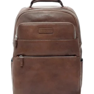 A.g.spalding&bros. Backpack 'the Yak' Limited Edition N°46 In Pelle Pregiata Marrone Unisex