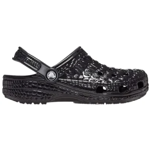 Crocs Clog Classic Metallic Crocskin Nero