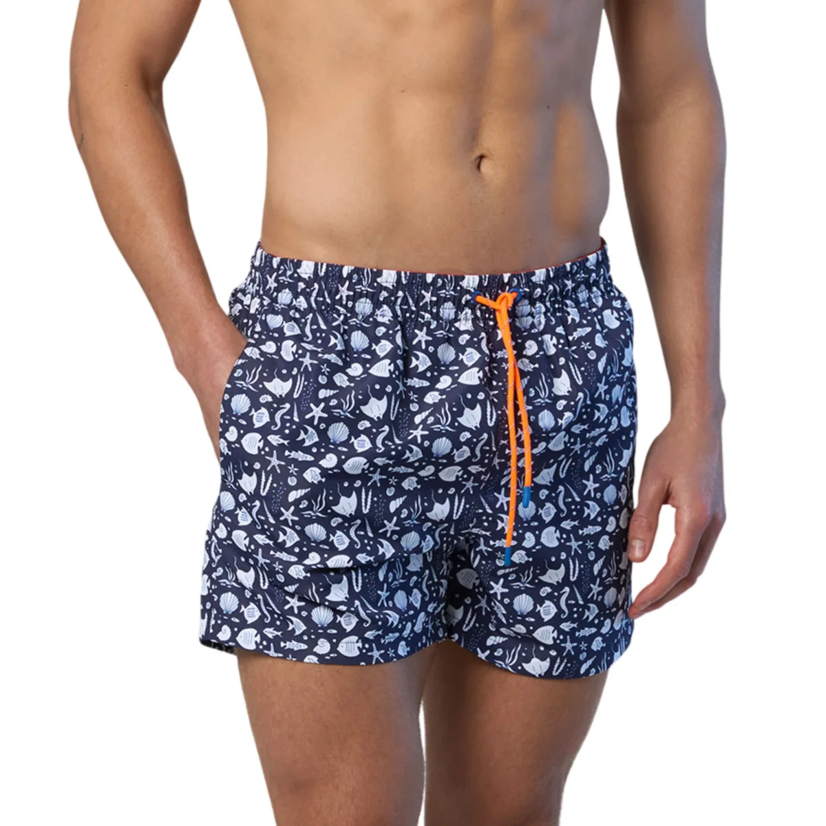 North Sails BASIC BEACHWEAR Costume da bagno 673720 blu fantasia 15 - immagine 3