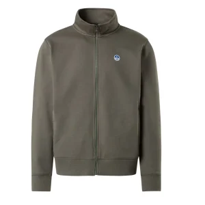 North Sails Felpa manica lunga BASIC FULL ZIP SWEATSHIRT city grey 691256-0921