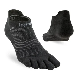 Injinji calze 5 dita da corsa Run Lightweight No-Show CoolMax EcoMade nero 281110