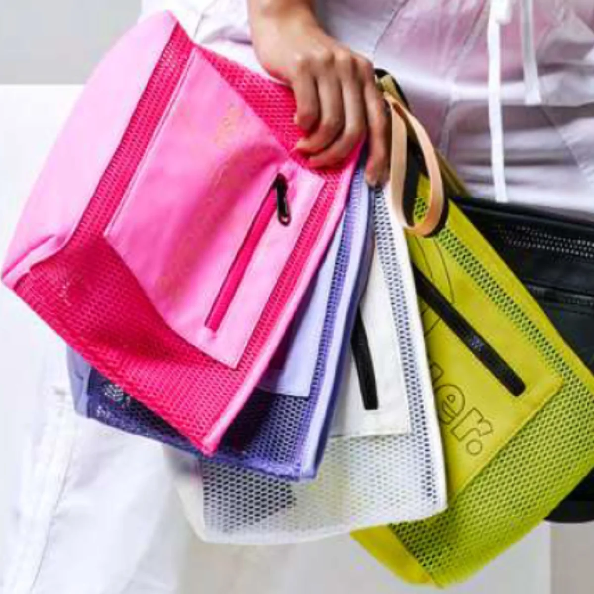 Blauer Pochette Boat Borsa Clutch in Poliestere Donna - immagine 6