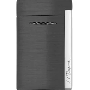 S.t.dupont accendino Effetto Brushed Grigio Unisex