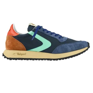 Valsport Scarpe Sneaker Uomo Start Nylon Vintage Multicolore Blu Atlantis