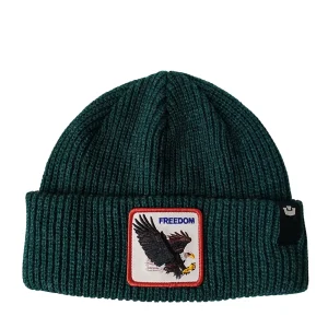 Goorin Bros. Cuffia Beanie 'Freedom Eagle' in Misto Acrilico Verde Prato Unisex