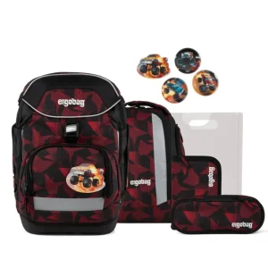 Ergobag PACK SET zaino portapenne Ergonomico Eco Resistente Acqua Sporco Unstoppable