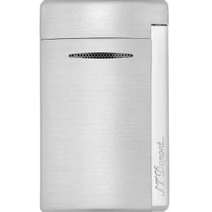 S.t.dupont Accendino gas Minijet Effetto Brushed Argento Unisex
