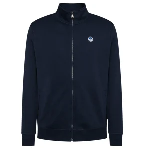 North Sails Felpa manica lunga BASIC FULL ZIP SWEATSHIRT blu navy 691221