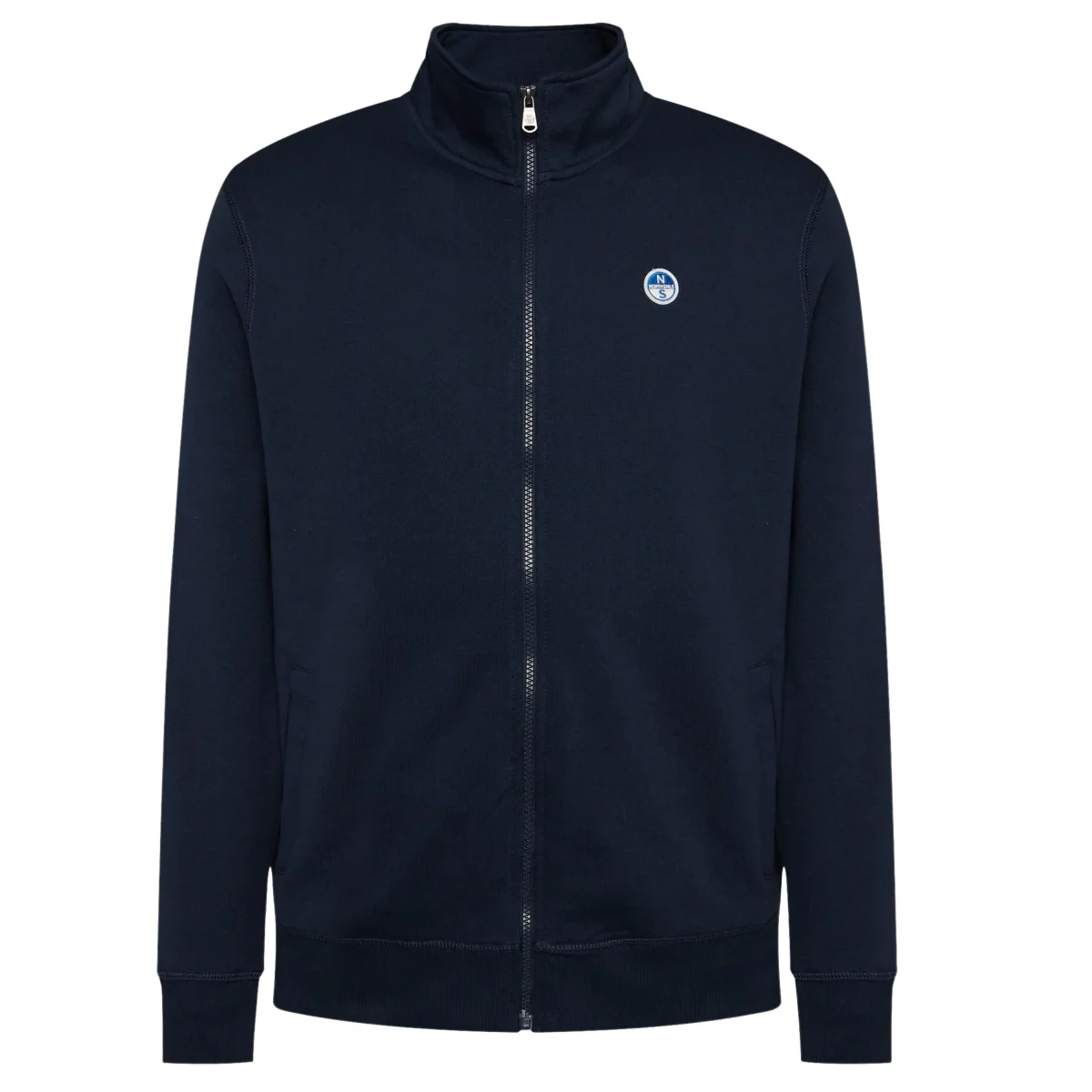 North Sails Felpa manica lunga BASIC FULL ZIP SWEATSHIRT blu navy 691221
