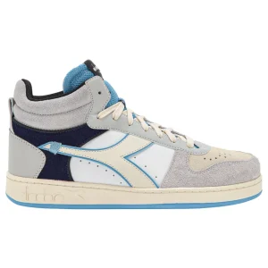 Diadora Magic Basket Demi Twin in Pelle Scamosciata Grigio
