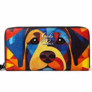 Gabs Portafoglio portamonete slot card zip around Pelle Gmoney17 Bull TRIP - BRACCO ROSSO