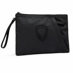 Blauer Borsa Pochette TARO Clutch Donna Uomo sling polso 27x18 cm nylon nero black