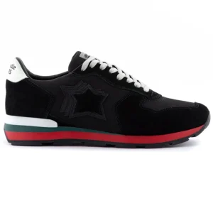 Atlantic Stars Sneakers Casual Lacci Sport Fashion Style Nero Uomo