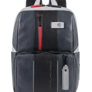 Piquadro Lavoro Porta Pc E Porta Ipad Con Luce A Led, Connequ, Placca Usb E Micro-usb E Anti-frode Rfid Grigio Unisex