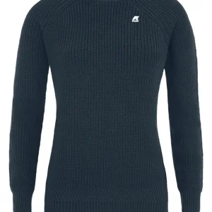 K-way Woman Estelle Cardigan Stitch Blu Donna