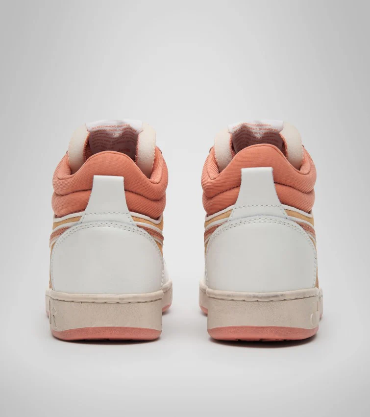 Diadora Sneakers Magic Basket Demi Icona Pelle Rosso - immagine 4